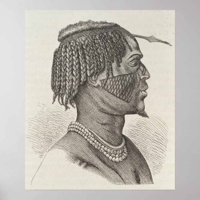 Póster Un Zandeh de la historia de la humanidad (Frente)
