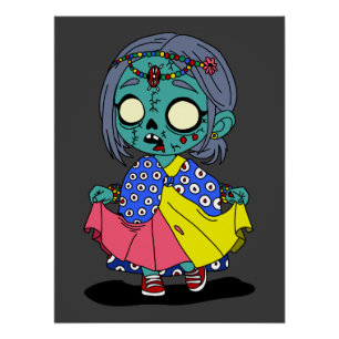 Póster Un zombi keniano lindo