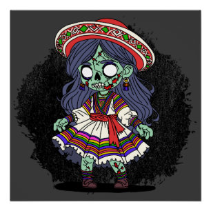 Póster Un zombi peruano