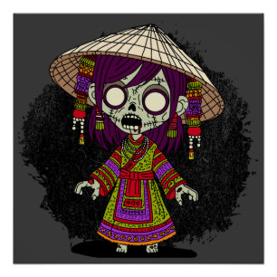 Póster Un Zombie Vietnamita lindo