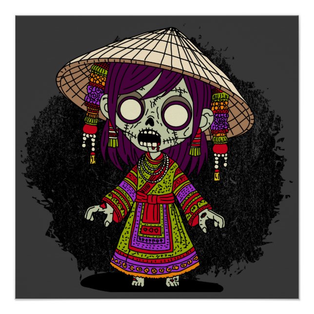 Póster Un Zombie Vietnamita lindo (Anverso)