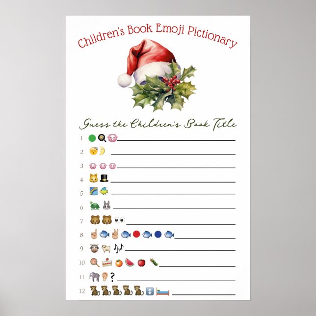 Póster Una alegre fiesta para el bebé  Juego para la fies (Frente)