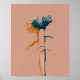 Póster Una asociación floral - Flores abstractas