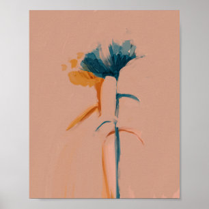 Póster Una asociación floral - Flores abstractas