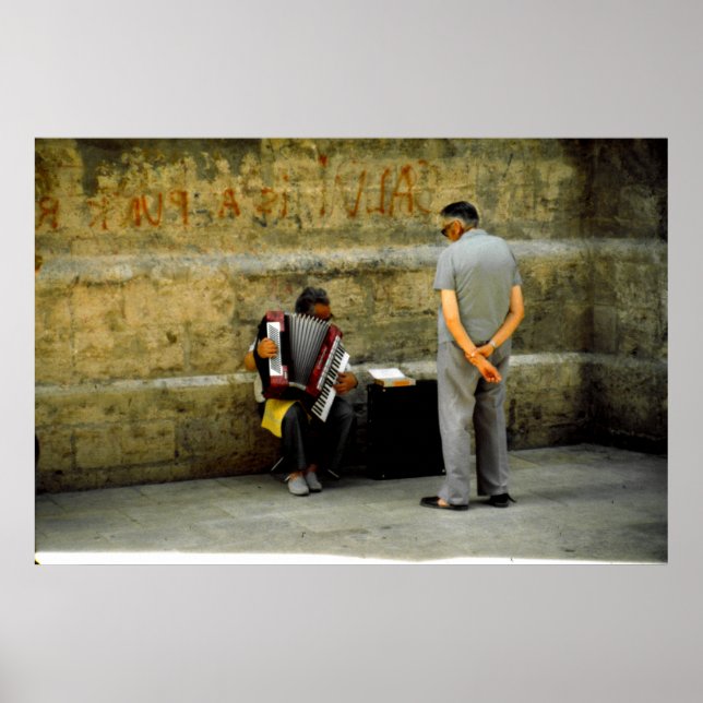 Póster Una audiencia, Valencia, España (Frente)