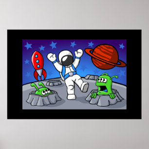 Póster Una aventura del espacio exterior