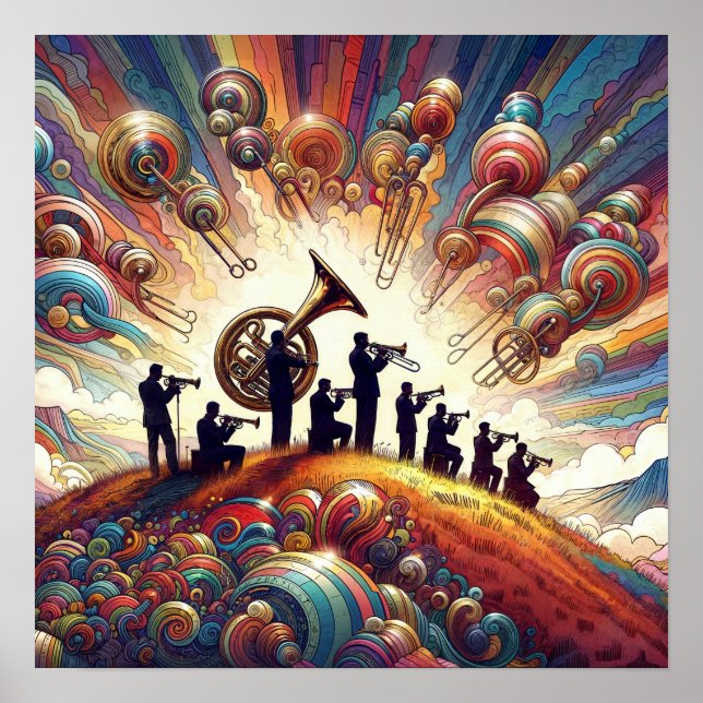 Póster Una banda de metal (Frente)