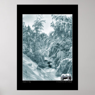 Póster Una bebida del Poster de Halls Brook