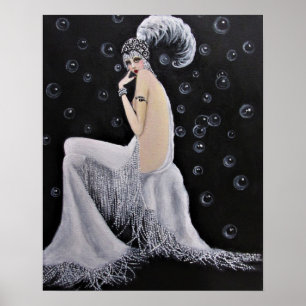 Póster Una bella Showgirl/Poster de época