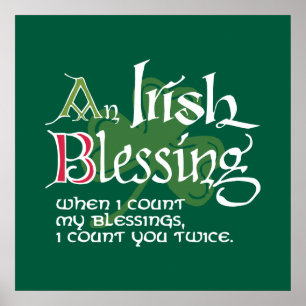 Póster Una bendición irlandesa