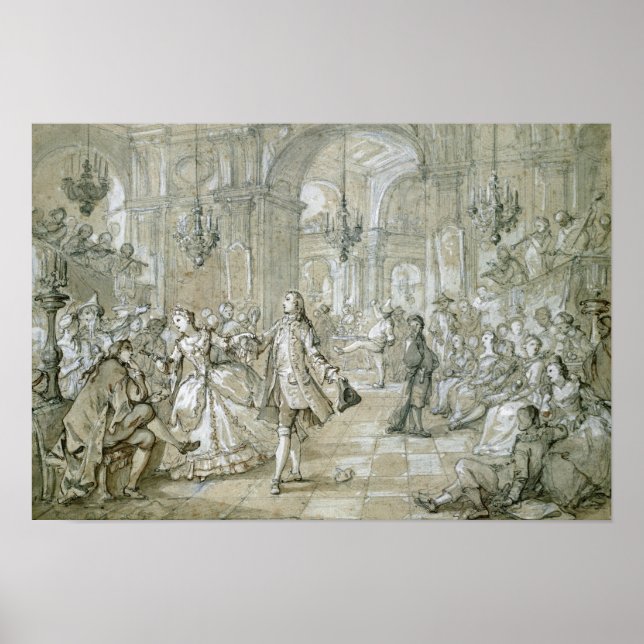 Póster Una bola de máscaras (Frente)