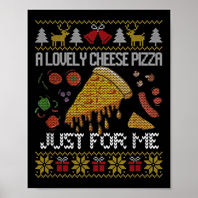 Póster Una Bonita pizza de queso sólo para mí, Chris (Frente)