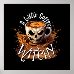 Póster Una brujita de café