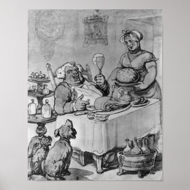 Póster Una Buena Comida, (Frente)