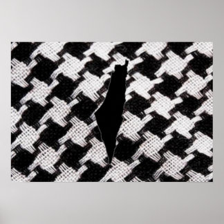 Póster Una bufanda palestina con un Poster de mapas