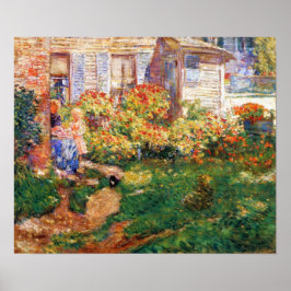 Póster Una cabaña de pescador de Frederick Childe Hassam