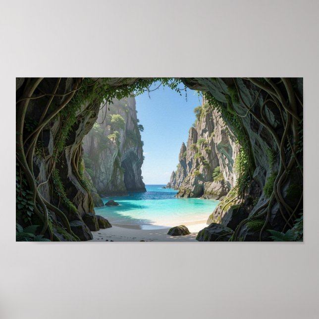 Póster Una cala secreta1 (Frente)