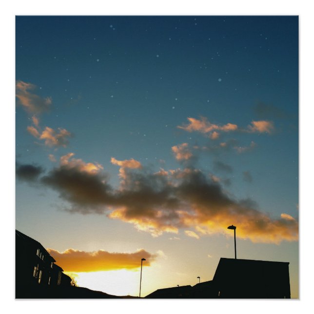 Póster Una calle coronada de estrellas (Anverso)