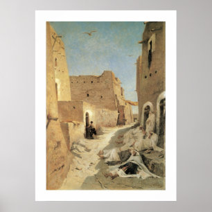 Póster Una calle en El-Agouat
