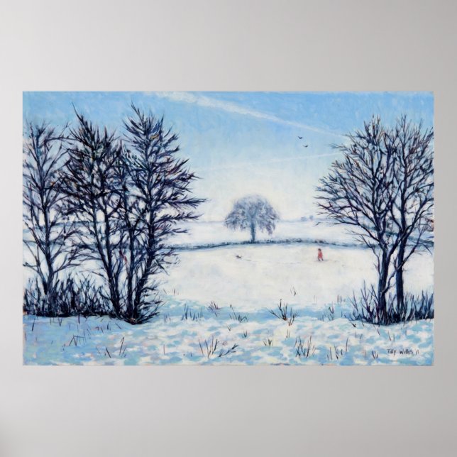 Póster Una caminata de inviernos (Frente)