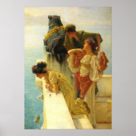 Póster Una campaña de vantage de Sir Lawrence Alma-Tadema