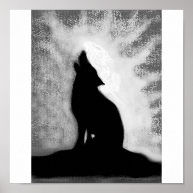 Póster una canción de olvido de lobos (Frente)