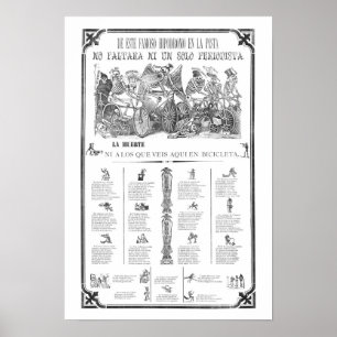 PÓSTER UNA CARRETERA "CALAVERA" DE JOSE GUADALUPE POSADA