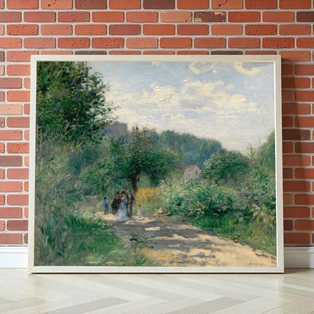 Póster Una carretera en Louveciennes por Auguste Renoir,  (Subido por el creador)