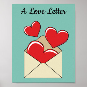 Póster Una carta de amor