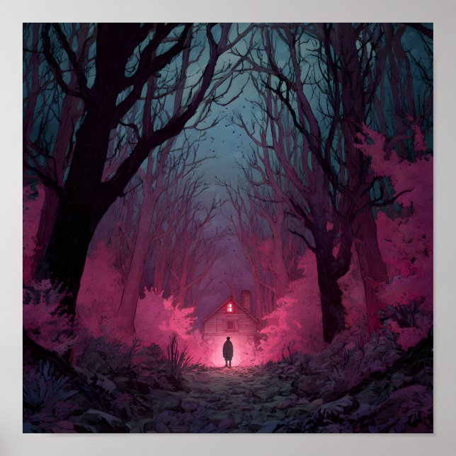 Póster Una casa en el bosque (Frente)
