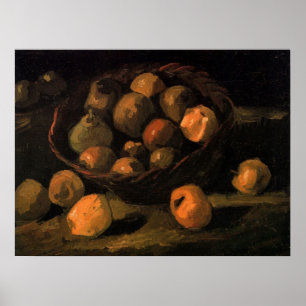 Póster Una cesta de manzanas por Vincent van Gogh
