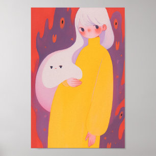 Póster Una Chica y su fantasma