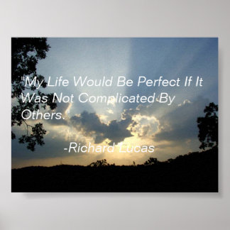 Póster Una cita de un hombre sabio.