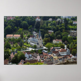 Póster Una ciudad alemana