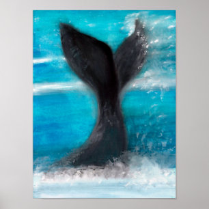 Póster Una cola de ballena