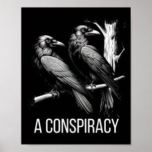Póster Una conspiración de Ravens Gótica Raven Dark Acade
