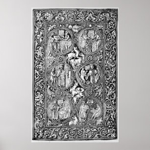 Póster Una copia del salterio de la reina Melisende de la