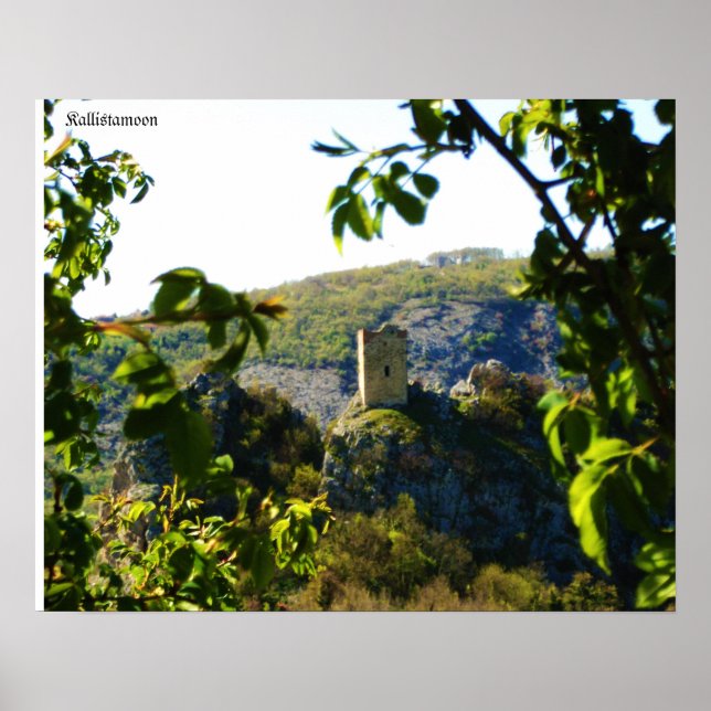 Póster Una cornisa, una Torre. (Frente)