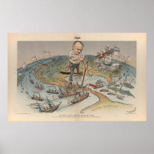 Póster Una cosa comenzada bien es el vencedor hecho mitad