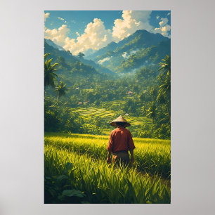 Póster Una cosecha pacífica