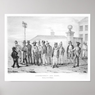 Póster Una cuadrilla de la cárcel del gobierno