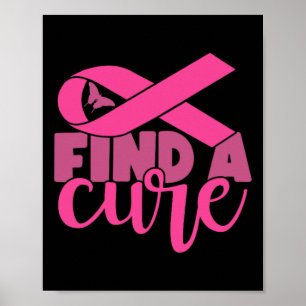 Póster Una cura para la toma de conciencia sobre el cánce