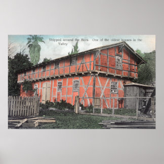 Póster Una de las casas más antiguas del valle