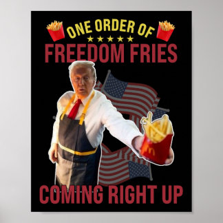 Póster Una divertida orden de Freedom Fries en camino