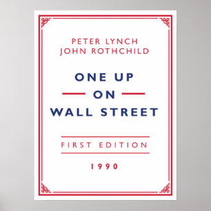Póster Una en Wall Street - Peter Lynch