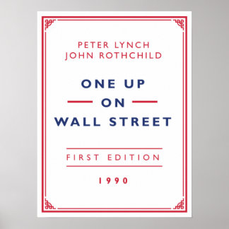 Póster Una en Wall Street - Peter Lynch