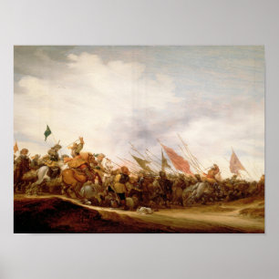 Póster Una escena de batalla, 1653