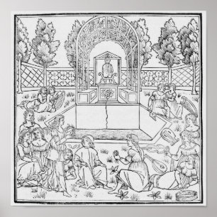 Póster Una escena del Decameron