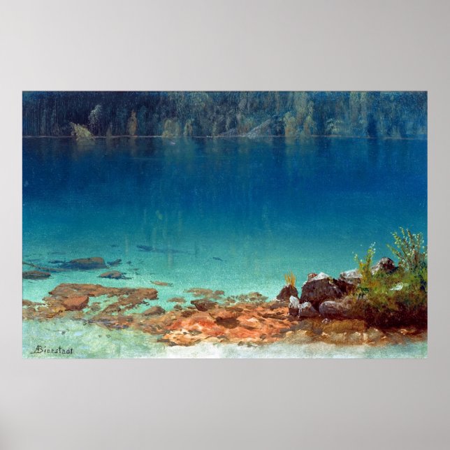 Póster Una escena del lago (Frente)