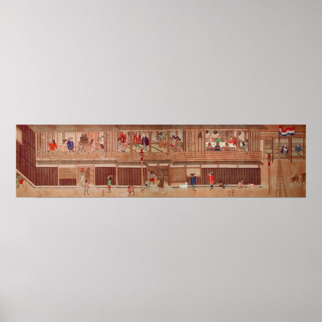 Póster Una escena doméstica, desplácese (Frente)